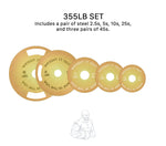 Solid Steel Calibrated Weight Plate Sets