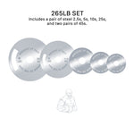 Solid Steel Calibrated Weight Plate Sets