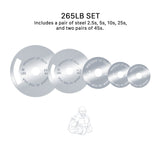 Solid Steel Calibrated Weight Plate Sets