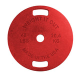 Cast Iron Machined Weight Plate Pairs