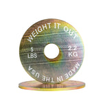 Cast Iron Machined 45lb And Calibrated Solid Steel Weight Plate Sets